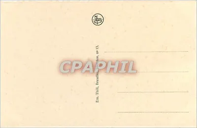 A Virgem N.D. do Monte César — Louvain — Editor Em. Thill, Bruxelas, n° 13 — Verso