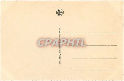 Castelo de Heverlé — Louvain — Editor Em. Thill, no 20 — Verso