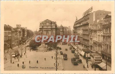 Bruxelas - Place de Brouckère — editor NIS, número de série não visível