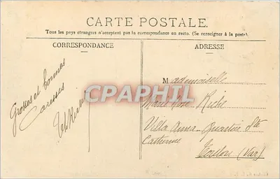 Cherbourg — Igreja da Trindade — Clichés G. B. P. n° 9935 — Verso