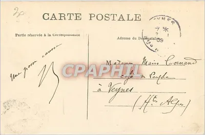 Monte-Carlo -- O Teatro e Jardins -- Coleções RCP fon N°16 — Verso