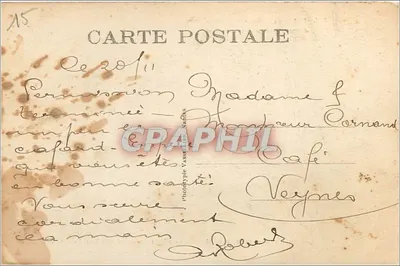 Verdun — Rue i zakątek Place d'Armes po bombardowaniu — L. C. H., Visé Paris, n°528 — Rewers
