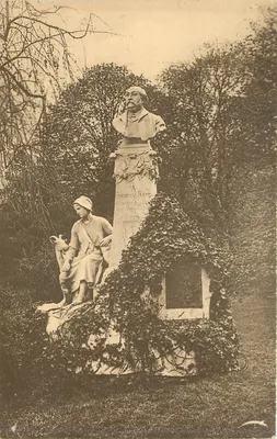 Ogród Luxembourg — Półpostać Ferdinanda Fàbre — Wydawca: Marqueste