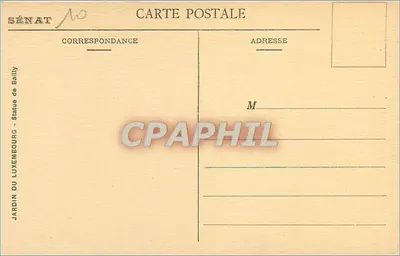 Statua Bally — Ogrody Luksemburzu — Senat — Rewers