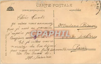 Passy-Froyennes — Widok ogólny (N-E) — Szkoła Braci — Rewers