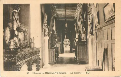 Castelo de MEILLANT (Cher) — A Galeria — ND.