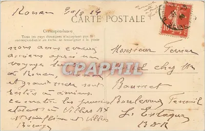 Rouen — Katedra — E.P.D. n°616 — Rewers