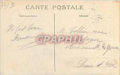 Le Tréport — Katedra Świętego Julianna i Pomnik Weteranów — Wydawnictwo Ancre, Le Tréport — Rewers