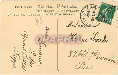 Dieppe — Vista geral da Praia — ND Phol. n°534 — Verso