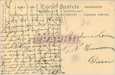 Dieppe — Przylądek w dzień burzy — ND Phot. — Rewers