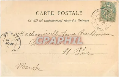 Castelo de Ruan — (L.-et-C.) — Editor E. Le Doby, Paris — Verso