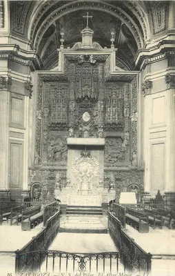 Zaragoza — N. S. del Pilar. El Altar Mayor — 16
