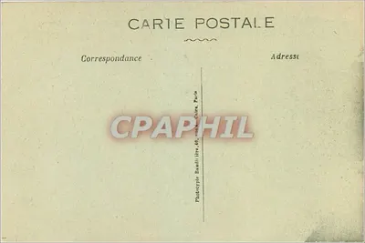 Craonnelle (Aisne) — Os restos do Castelo — Phototypie Baadlière, Paris — Verso