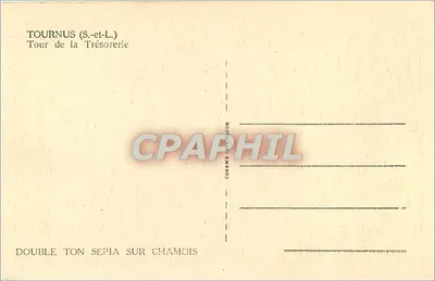 Tournus (S.-et-L.) — Torre da Tesouraria — editor COBERKER LACON — Verso