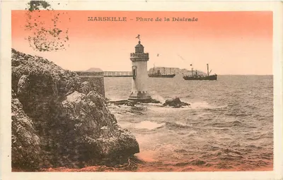 Marseille — Farol da Désirade — Editor não identificado, número de série não visível