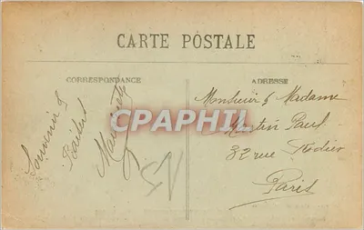 A Auvergne pitoresca — 4855. Carlat — Documento autêntico de Sully figurando no interior da igreja de Carlat, dando a ordem de demolição da fortaleza — Verso