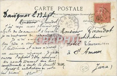 Okręgi Vichy — Zamek Busset — Staerck, Paris — Rewers