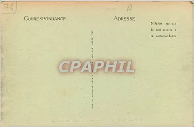 Le Tréport — Ogólny widok z falii — n° 217 — Rewers
