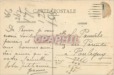 Rouen - Rechtshof — C.V. 383 — uitgever C.V. — Achterkant