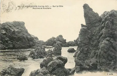Le Pouliguen (Loire-Inf.) — Na Costa — Rochas e Rochos — 63