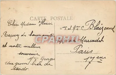 Le Touquet-Paris-Plage — O Boulevard da Mar — A Dique - Caminhada — Fot. Combier Maccon — Verso