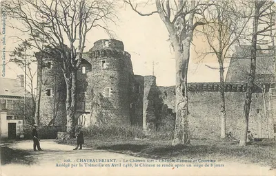 Châteaubriant — Castelo forte sitiado em Abril de 1488 — fot. Licerix, n°228