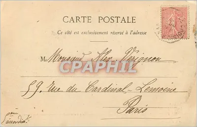 NANTES - St-Nazaire - La Jetée et sa Chapelle avant les travaux qui ont transformé ce coin en 1901 — éditeur I. D. de Nautes — Verso