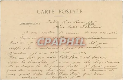 Poitiers — Igreja de São Hilário — J.-B. Raymond, foto, Poitiers — Verso