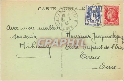 Villerville-sur-Mer — Os Fossos do Marc — G. Artaud, editor, n°38 — Verso