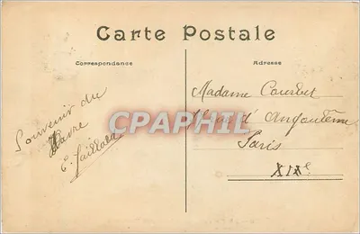 Le Havre — Widok na morze podczas burzy — S.R.A. n°176 — Rewers