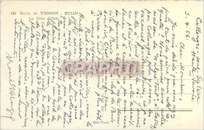 Ząb Oche — Otoczenie Thonon-Évian — Wydawca CAP — Rewers