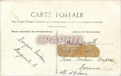 Iglesia de San Vicente de Paúl — París — editor no identificado — Reverso