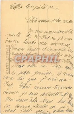 Zamek Tourette, blisko Paulhaguet — Wydawca Elvy, numer seryjny 10134 — Rewers