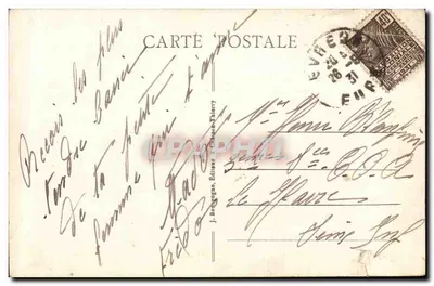 Évreux (Eure) - Widok katedry — Gétilton J. B., n° 39 — Rewers