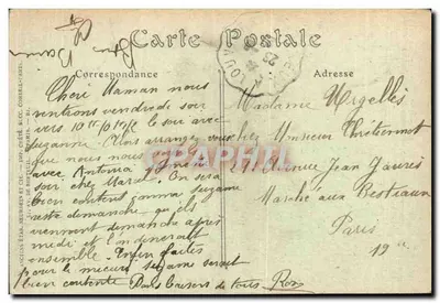 Pacy-sur-Eure — Widok na kościoł — ND Hot, nr 220 — Rewers