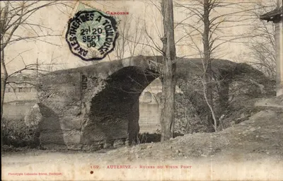 Auterive - Ruïnes van het Oude Brug — Phototype Labouche frères, Toulouse, n° 152