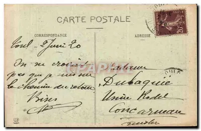 Toulouse — Ogólny widok na Garonne — Phototypie Lassagne Frères, Toulouse — Rewers