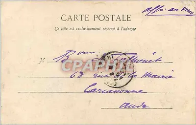 NANTES - Facha exterior do castelo (séculos XIII-XV) — editor A. Tinel — Verso
