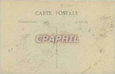 Lyon - Gare de Perrache, Hôtel Terminus et Hospice Debrousse — B. F., PARIS — Verso