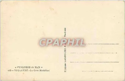 Toulouse — A Estação Matabiau — Éditions Labouche — Verso