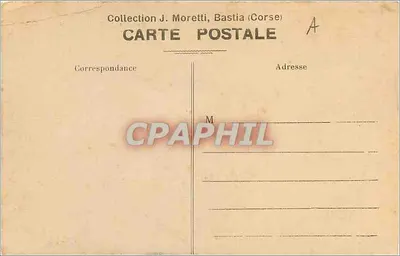 Calanches de PIANA - La Tête de Chien — wydawca nieznany, numer serii nie widoczny — Rewers