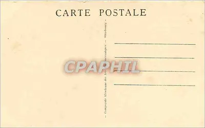 Strasburg — Most Uniwersytetu i Uniwersytet — Compagnie des Arts Graphiques, n° 119 — Rewers