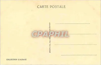 Obernai — Velha casa com varanda — Coleção L'Alsace, n° 576 — Verso