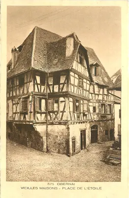 Velhas casas - Place de l'Étoile — Obernai — série 575