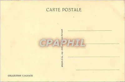 Velhas casas - Place de l'Étoile — Obernai — série 575 — Verso