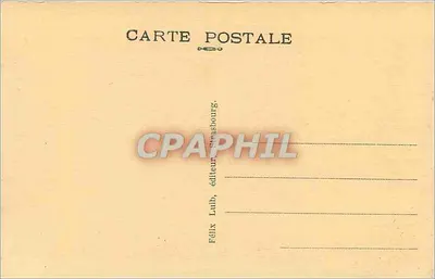 Ribeauvillé — Ruínas de Sainte-Ubric — Editor: Félix Luth, Strasbourg — Verso