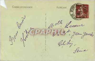 SAINT-PIERRE-EN-PORT — Um canto da Falaise — P. Legrand, Agência de Aluguel — Verso