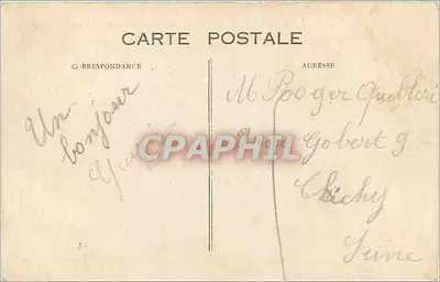 Le Havre — O Transatlântico "PARIS" entrando no Porto — Editor G. Le Havre, n° 255 — Verso