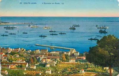 Golfe-Juan — A Esquadra no Porto — LL