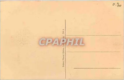 Luxemburgo — O Palácio Ducal — Edição Marcel Gehlen, Número 6 — Verso